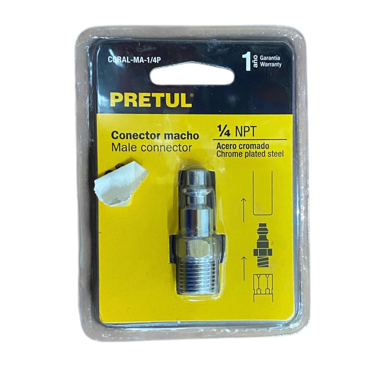 Conector Rapido Macho 1/4